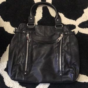 Via Spiga black leather handbag